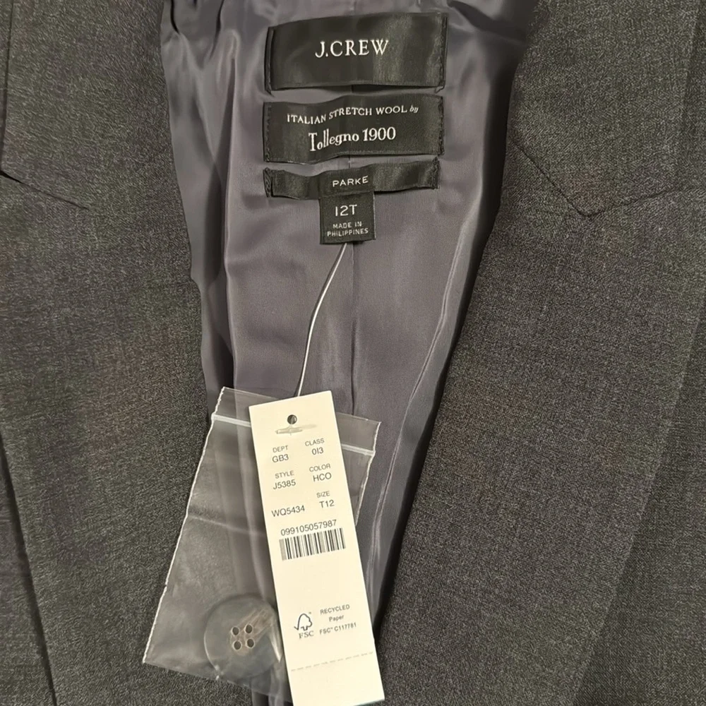 J.Crew Tall Parke blazer in Italian stretch wool J5385